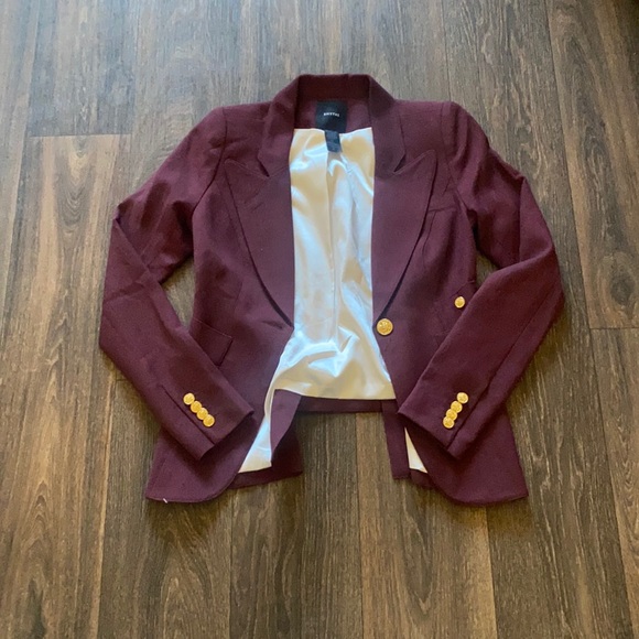 Smythe Jackets & Blazers - Smythe Purple Classic Duchess In Plum Blazer